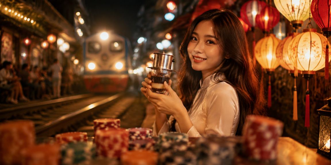 Người dùng tại Hà Nội đăng ký tài khoản và nhận bonus trò chơi tại quán cà phê